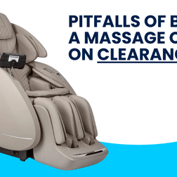 Clearance massage chairs may have hidden wear or defects, and finding replacement parts or technical support can be more challenging if the model is discontinued.