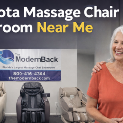 Looking for a massage chair showroom near you in Sarasota? The Modern Back offers the area’s largest selection of top-tier massage chairs.