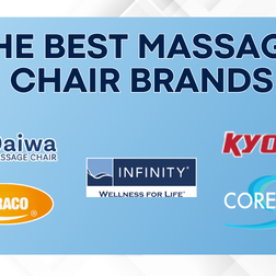 The best massage chair brands in the industry include Osaki, Titan, Daiwa, Infinity, Ogawa, JPMedics, and Luraco.