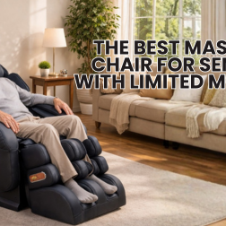 Massage chairs designed for seniors with mobility challenges typically include zero-gravity positioning, adjustable settings, and safety-focused features to provide a relaxing, accessible experience.