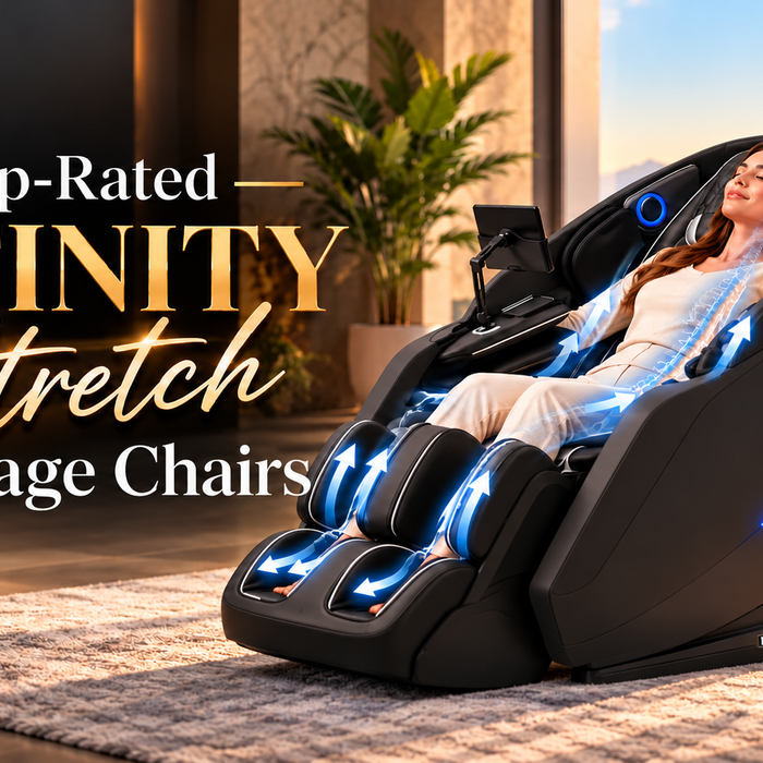 Compare top-rated Infinity stretch massage chairs and explore the stretching programs, massage technology, comfort features, and benefits of popular models.