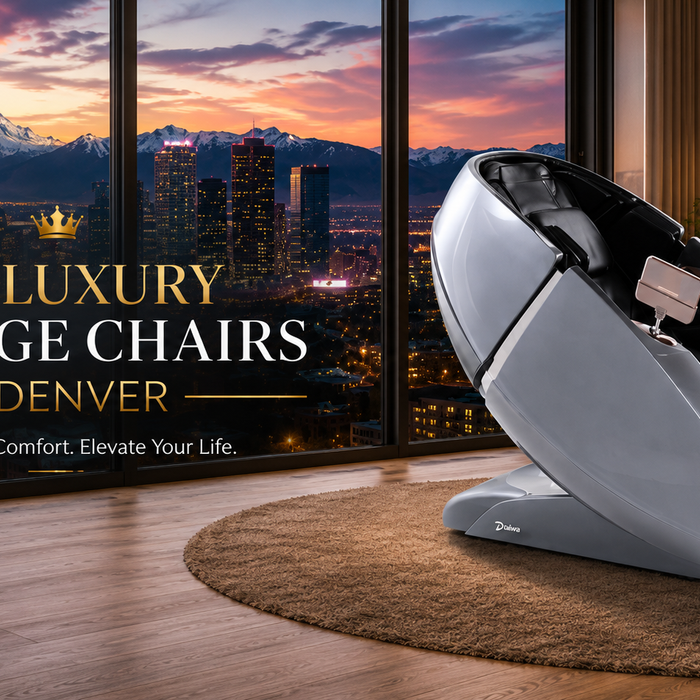 Luxury massage chairs in Denver featuring premium Daiwa massage chair models