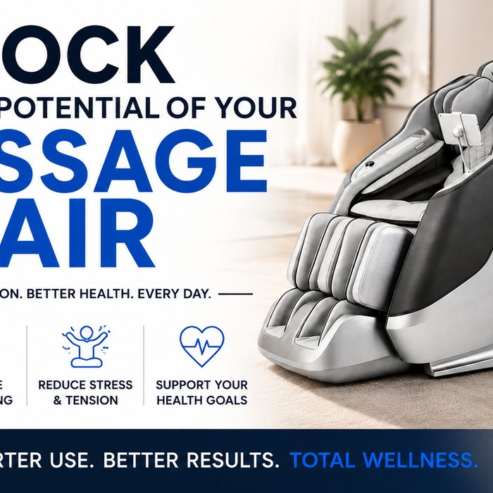 Massage chair wellness guide featuring tips to unlock the full potential of your massage chair for better relaxation and health.