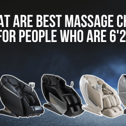 Massage chairs designed for individuals who are 6'2" feature ergonomic designs and customizable settings to deliver maximum comfort and relaxation.