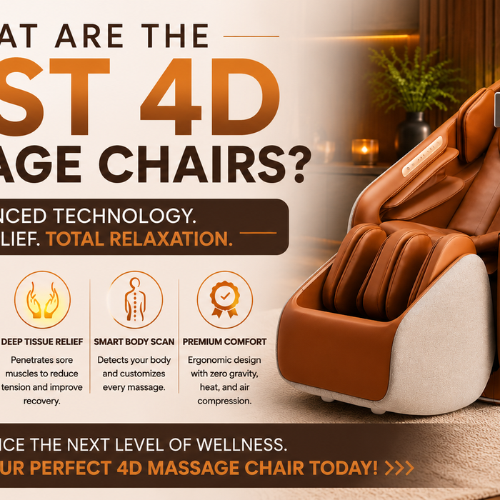 Learn about The Best 4D Massage Chairs with advanced technology, deep relief, and total relaxation.