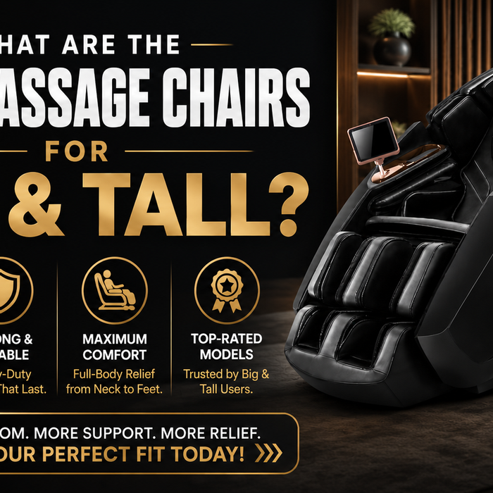 Big and tall massage chairs often feature enhanced weight capacities and reinforced structures, providing durability and support for larger users.