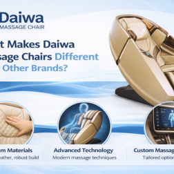 Learn how Daiwa massage chairs stand out with innovative features like deep tissue precision, extended track systems, and enhanced spinal decompression.