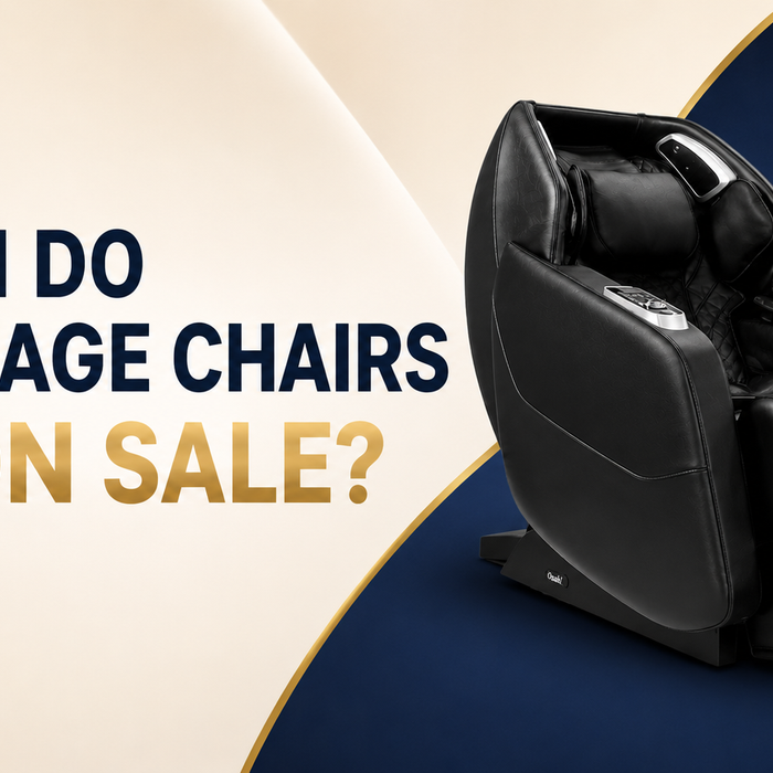 Guide to buying massage chairs on sale during Black Friday, holiday sales, and clearance events.