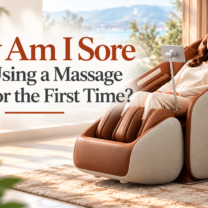 Why you may feel sore after using a massage chair for the first time.