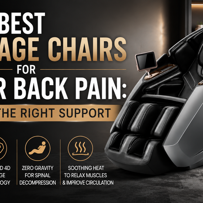 Find the best massage chairs to relieve lower back pain. Browse leading models, must-have features, and expert tips to help you choose the ideal chair for lasting comfort.