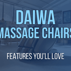 With their combination of body-scanning technology and airbag compression massage, Daiwa massage chairs provide a deeply personalized and therapeutic session every time.