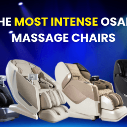Osaki’s most intense massage chairs combine advanced 4D technology with deep tissue massage techniques, offering unparalleled intensity for those seeking robust therapeutic sessions.