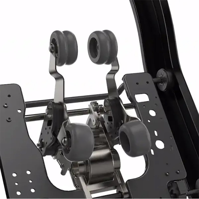 Kyota Hatsumei M900 AI 4D massage chair rollers providing lifelike deep-tissue back massage.