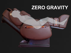 The zero gravity recline feature of the massage chair places the body in a neutral posture, which has been proven to enhance relaxation and well-being.