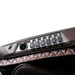 Close-up of the brown Infinity Circadian 4D DualFlex Massage Chair's quick access control panel, featuring intuitive buttons for on-demand adjustments without reaching for the main remote.