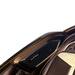 Close-up of the brown Infinity Circadian 4D DualFlex Massage Chair's Bluetooth speakers, seamlessly integrated into the headrest for immersive sound therapy.