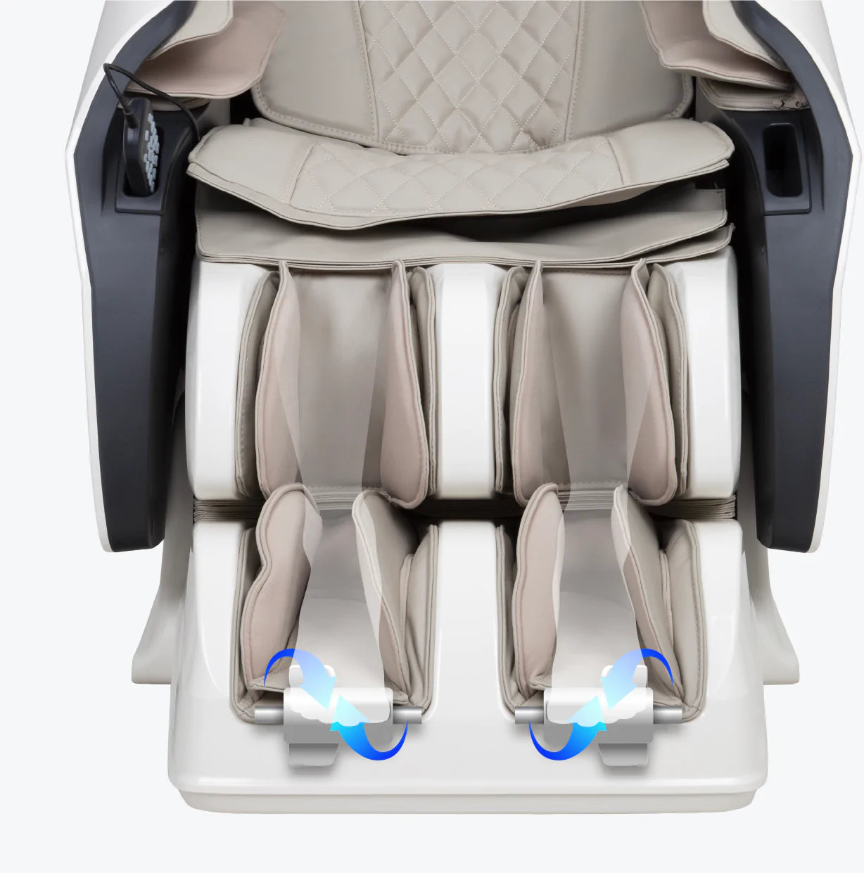 The Osaki Vista Massage Chair uses soothing foot rollers combined with air compression for an invigorating foot massage. 