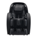 Front view of black Infinity Evolution 3D/4D massage chair.