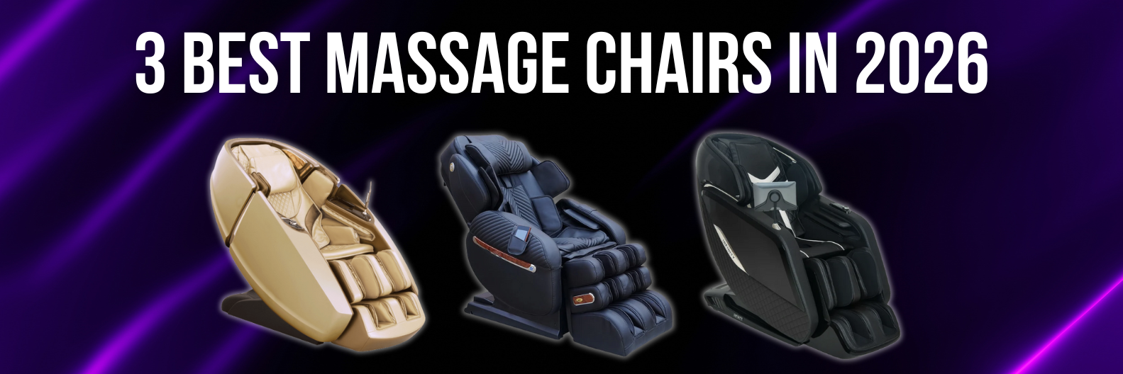 Discover the 3 best massage chairs in 2026, featuring top-rated models for stress relief, pain reduction, advanced massage technology, and total-body relaxation at home.