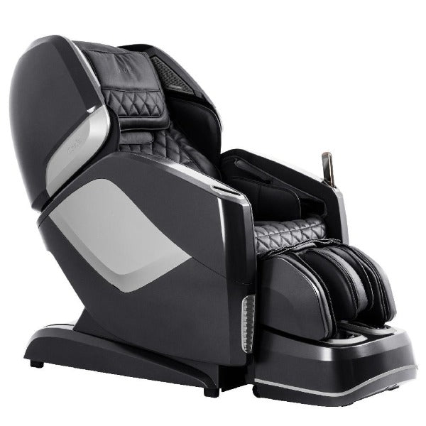 Black Osaki Pro Maestro Massage Chair featuring a sleek, modern design with advanced 4D massage technology and customizable settings for a premium relaxation experience.