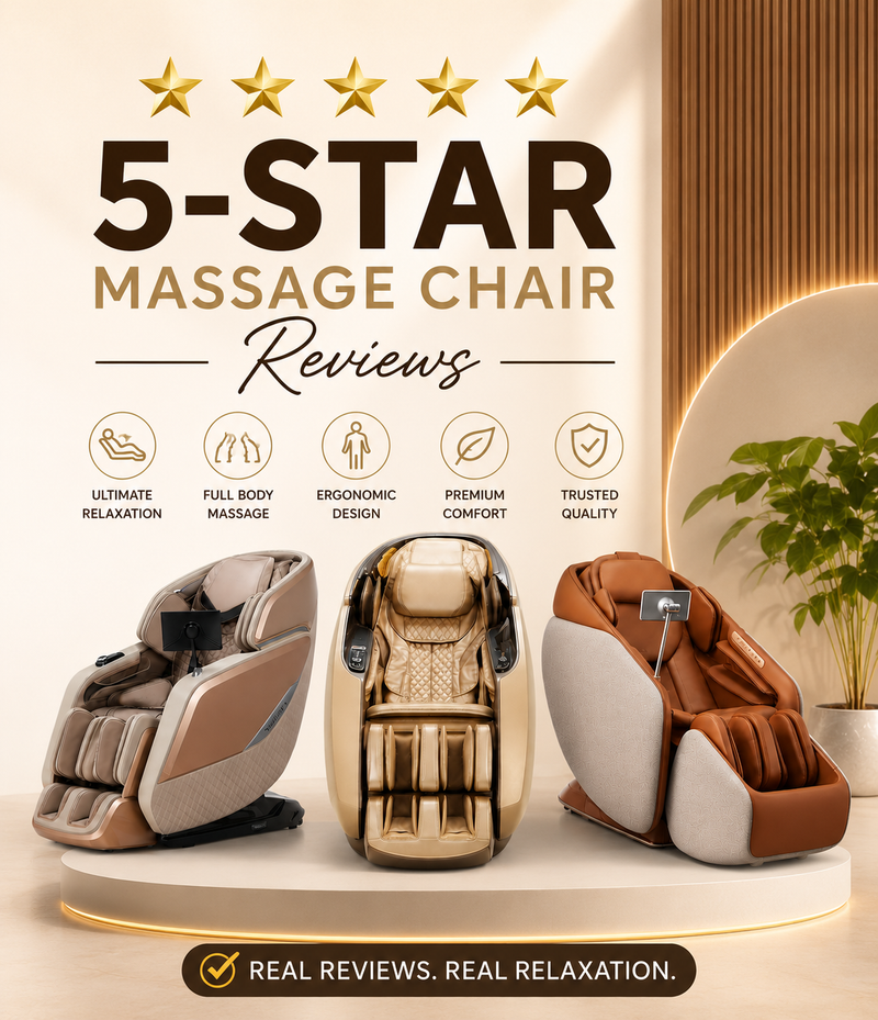 Looking for the best massage chair? Explore 5-star massage chair reviews on premium models like the Daiwa Supreme Hybrid, Infinity Sovana 4D DualPro, and Ceragem Pause M10 to find the ultimate at-home massage experience.