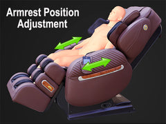 The Luraco iRobotics i9 Max Special Edition Massage Chair has an adjustable armrest for the most accurate massage. 