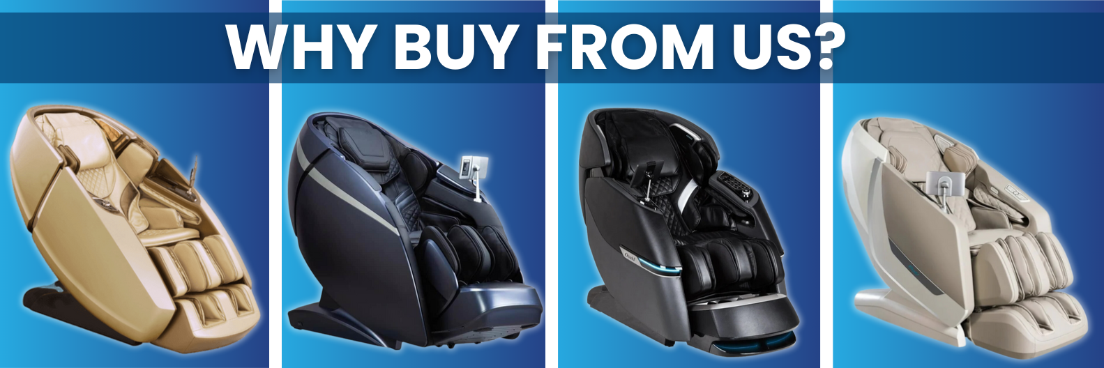 The Modern Back has the largest selection of top-quality massage chairs, zero gravity recliners, lift chairs, and smart number beds. 