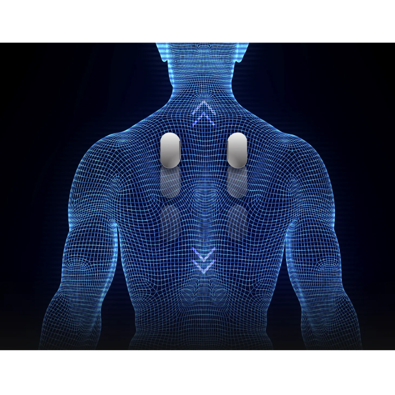 The Titan 4D Advent Massage Chair utilizes advanced automatic body scan technology to analyze your body's shape and contours, ensuring precise roller positioning and optimal comfort for a fully personalized massage experience.
