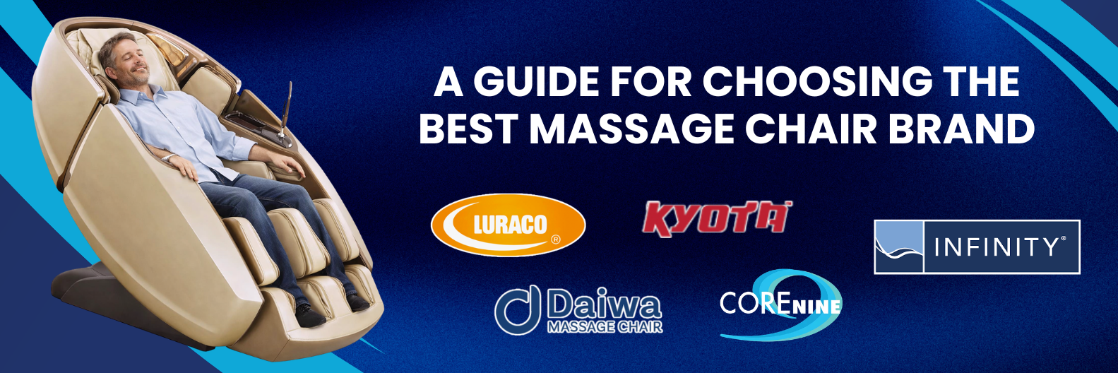 Explore leading brands of massage chairs and locate the ideal fit. Professional advice on selecting the best brand of massage chair for maximum relaxation. Buy today!