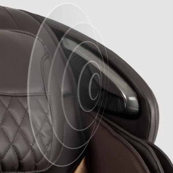 The Osaki OS-Pro Admiral Massage Chair has a built-in Bluetooth speaker that allows you to connect your device.