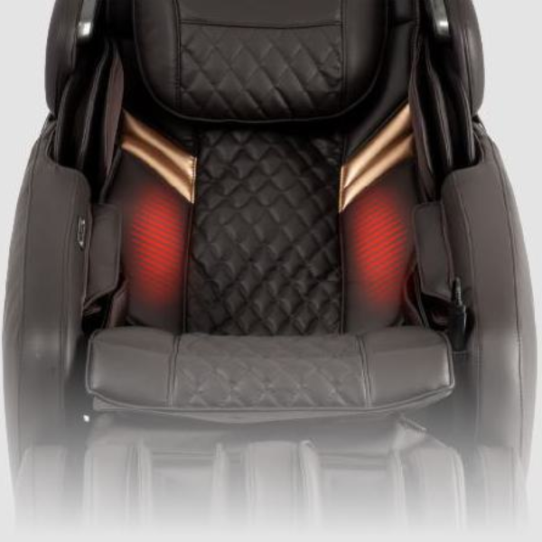 The Osaki OS-Pro Admiral Massage Chair heat on the lumbar and calves which can enhance the effect of the massage. 