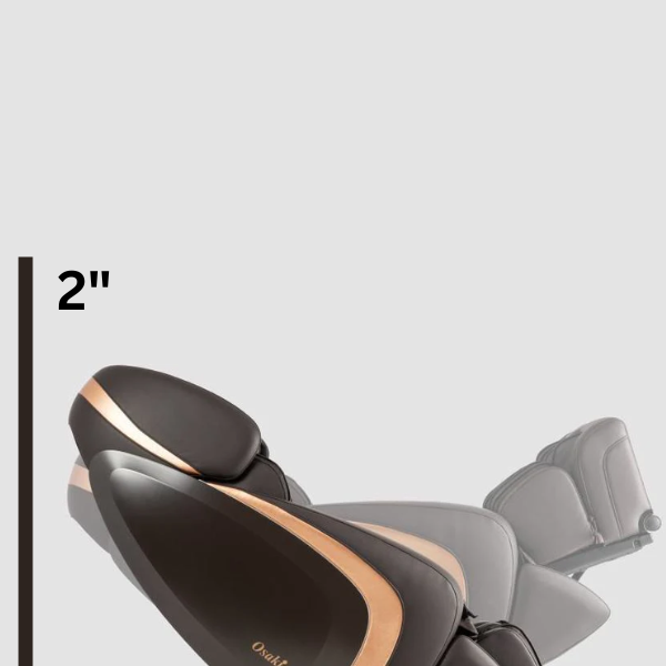 The Osaki OS-Pro Admiral Massage Chair integrates space-saving technology in which the chair slides forward as it reclines.