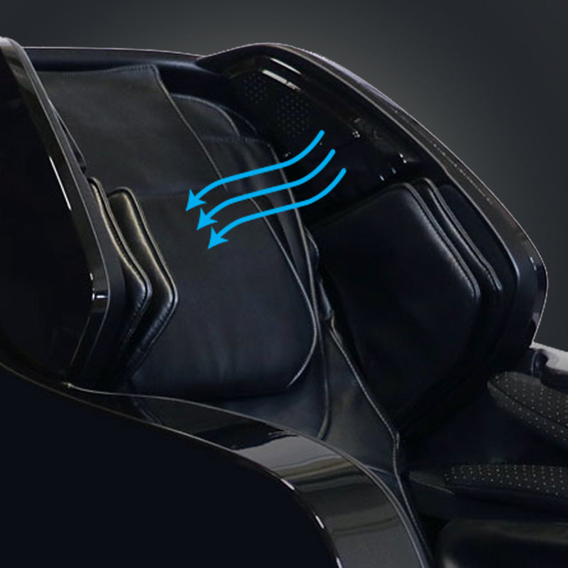 Kyota Yosei M868 massage chair integrated air ionizer feature.