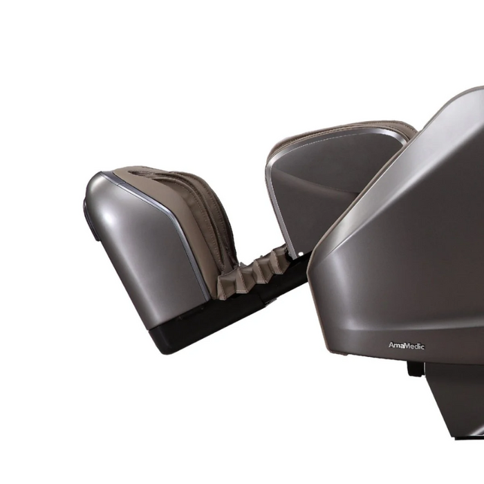 Automatic extendable footrest on the AmaMedic AI Revive 4D Massage Chair, offering adjustable leg support.