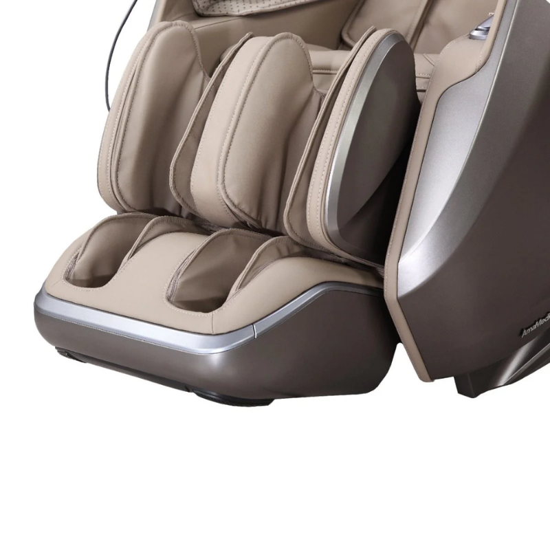 The AmaMedic AI Revive 4D Massage Chair's Deep Calf Kneading feature, designed to provide targeted, intensive massage to the lower legs for muscle relief and improved circulation.