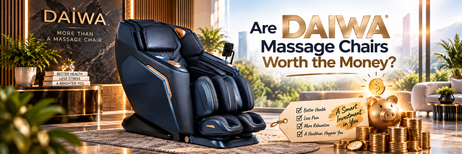 Discover what sets Daiwa Massage Chairs apart and whether their premium features, comfort, and massage technology justify the investment.