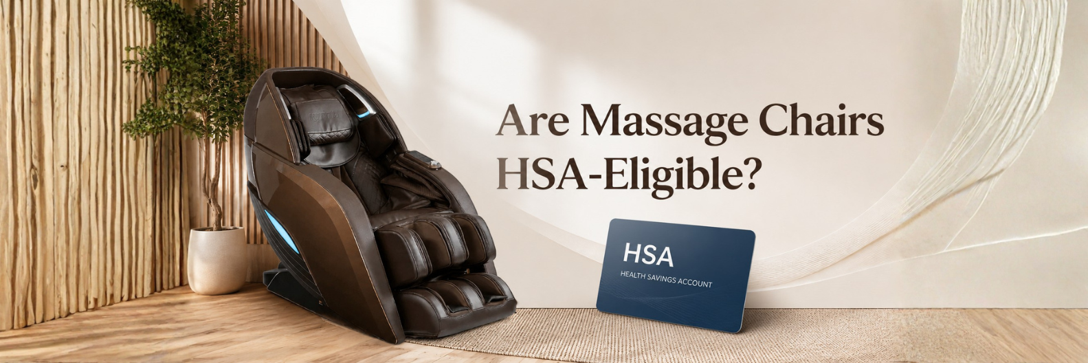 Massage chairs can be HSA- or FSA-eligible with a Letter of Medical Necessity. Learn how to use your healthcare funds to purchase a massage chair from The Modern Back.