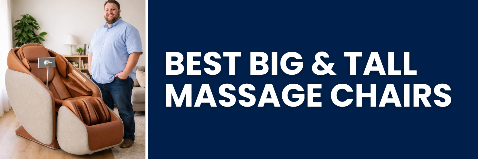 If you’re taller or need extra room and support, this roundup of the best big and tall massage chairs will help you find a model that delivers comfort, durability, and effective full-body relief.