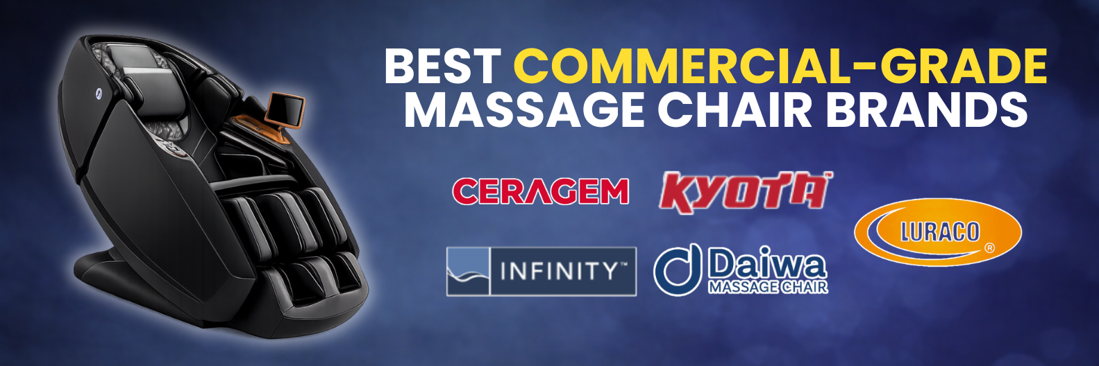 Explore top-rated massage chair manufacturers known for delivering professional-quality features, reliability, and long-term value for commercial use.