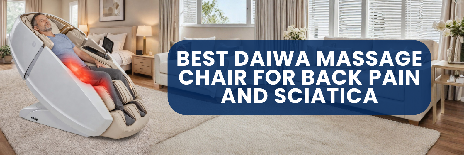 Explore expert picks for the best Daiwa massage chairs to ease back pain and sciatica, helping you relax, recover, and feel better every day.