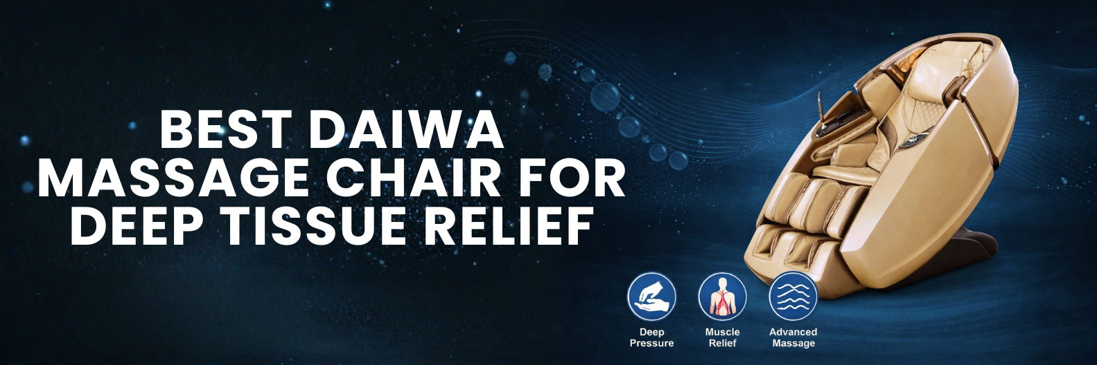 Find out how the Daiwa Supreme Hybrid massage chair offers the most effective deep tissue relief with stretch functions and customizable settings.