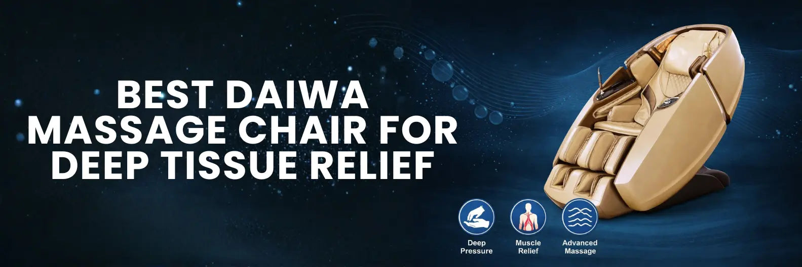 Find out how the Daiwa Supreme Hybrid massage chair offers the most effective deep tissue relief with stretch functions and customizable settings.