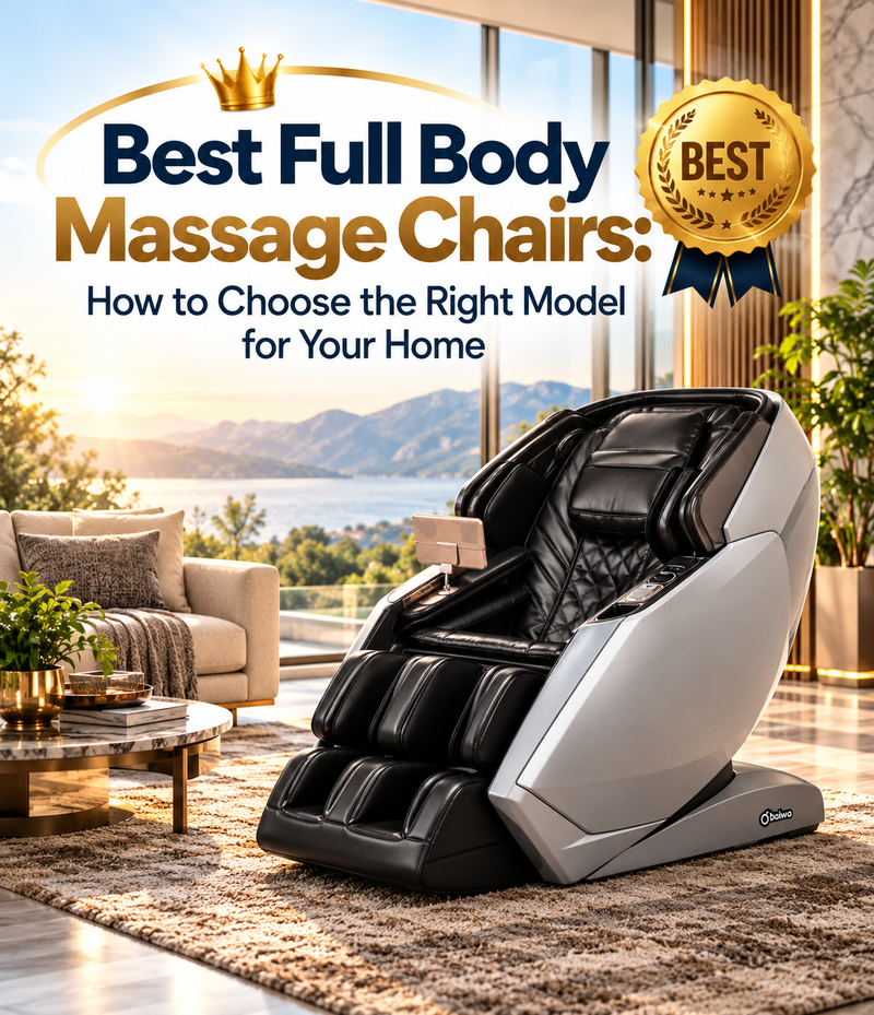 Explore full body massage chairs with advanced rollers, zero gravity reclining, stretching programs, and customizable massage settings.