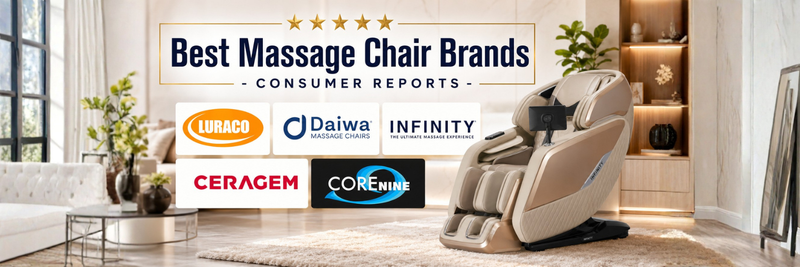 Comparing Luraco, Daiwa, Infinity, Ceragem & COREnine? This guide breaks down the best massage chair brands to help you choose with confidence.