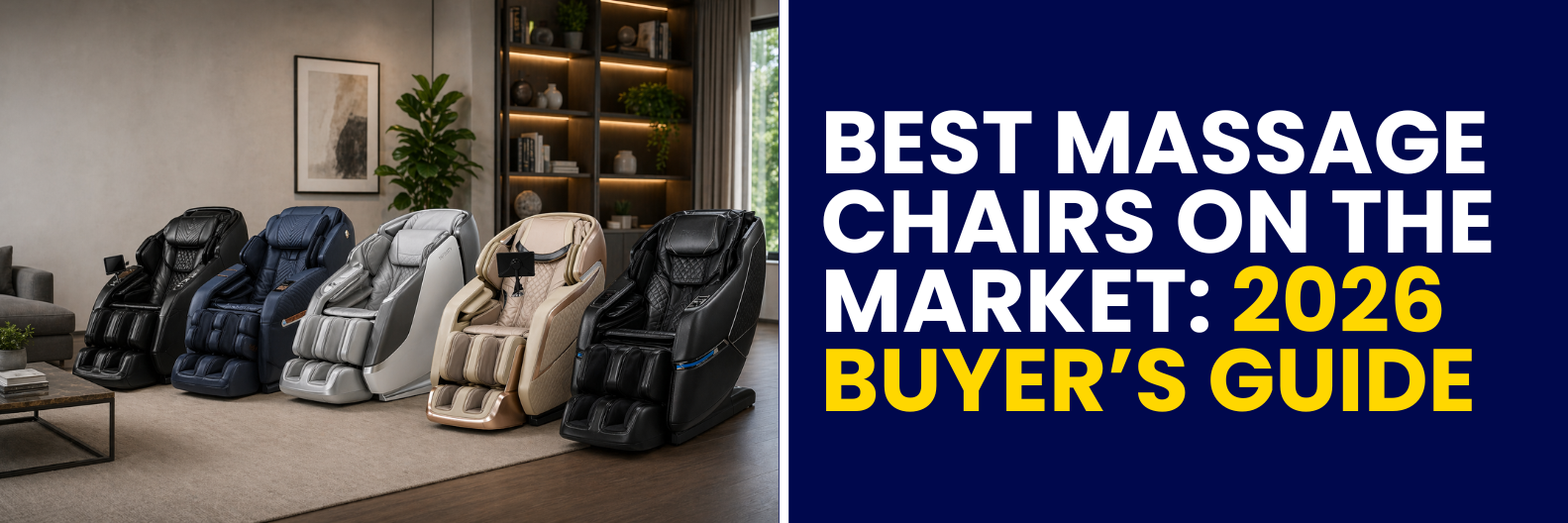 Compare the best massage chairs of 2026 with our complete buyer’s guide, including top brands, features, and recommendations for back pain, relaxation, and luxury.
