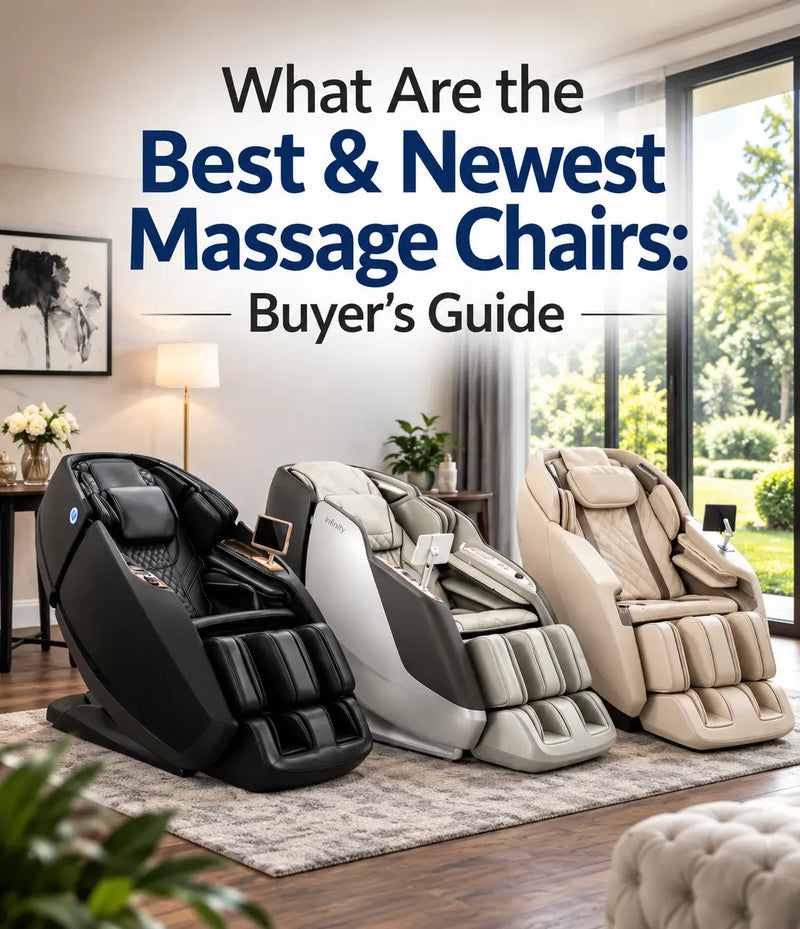 Find out which massage chairs are the Best & Newest Massage Chairs in this comprehensive Buyer’s Guide.