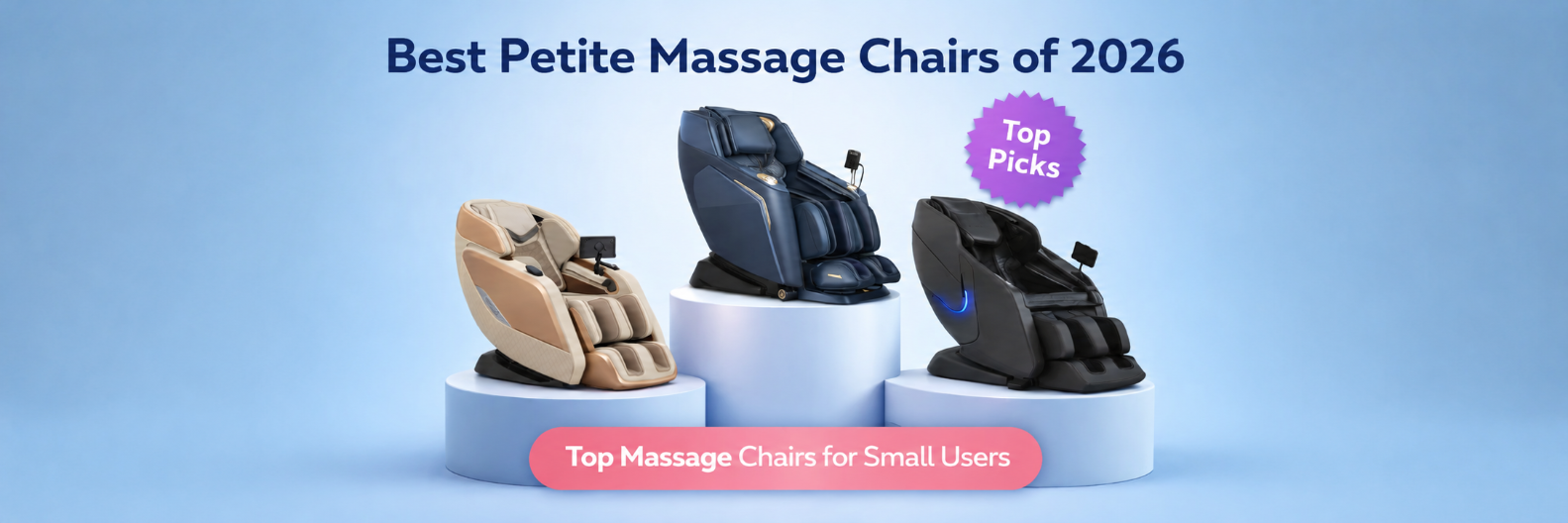 Find the best petite massage chairs of 2026 that combine full-body comfort, smart technology, and a perfect fit for smaller users.