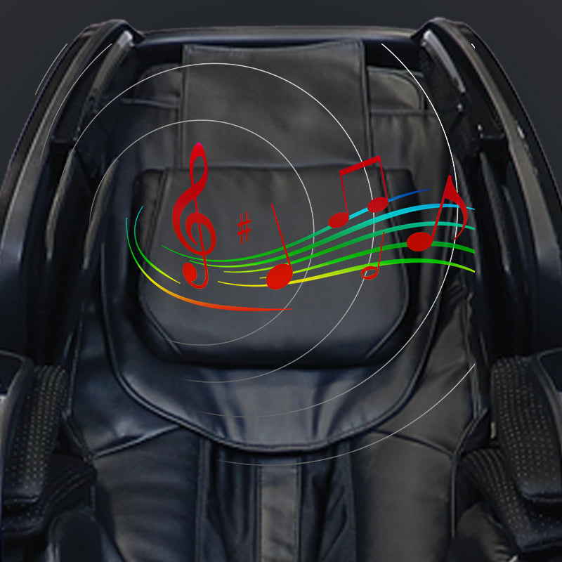 Kyota Yosei M868 massage chair premium Bluetooth speakers.