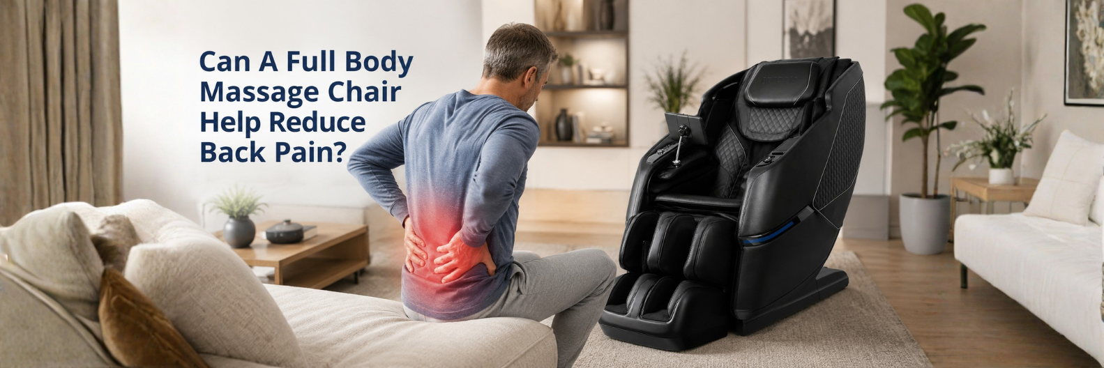 Discover how a full body massage chair may help reduce back pain by easing muscle tension, improving relaxation, and supporting daily recovery. Learn which features to look for when choosing the best massage chair for back pain.