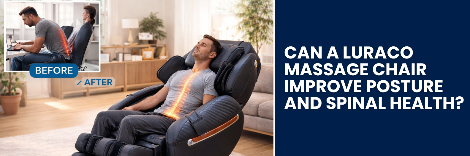 Explore the potential benefits of a Luraco massage chair for posture and spinal health with stretching massage techniques.